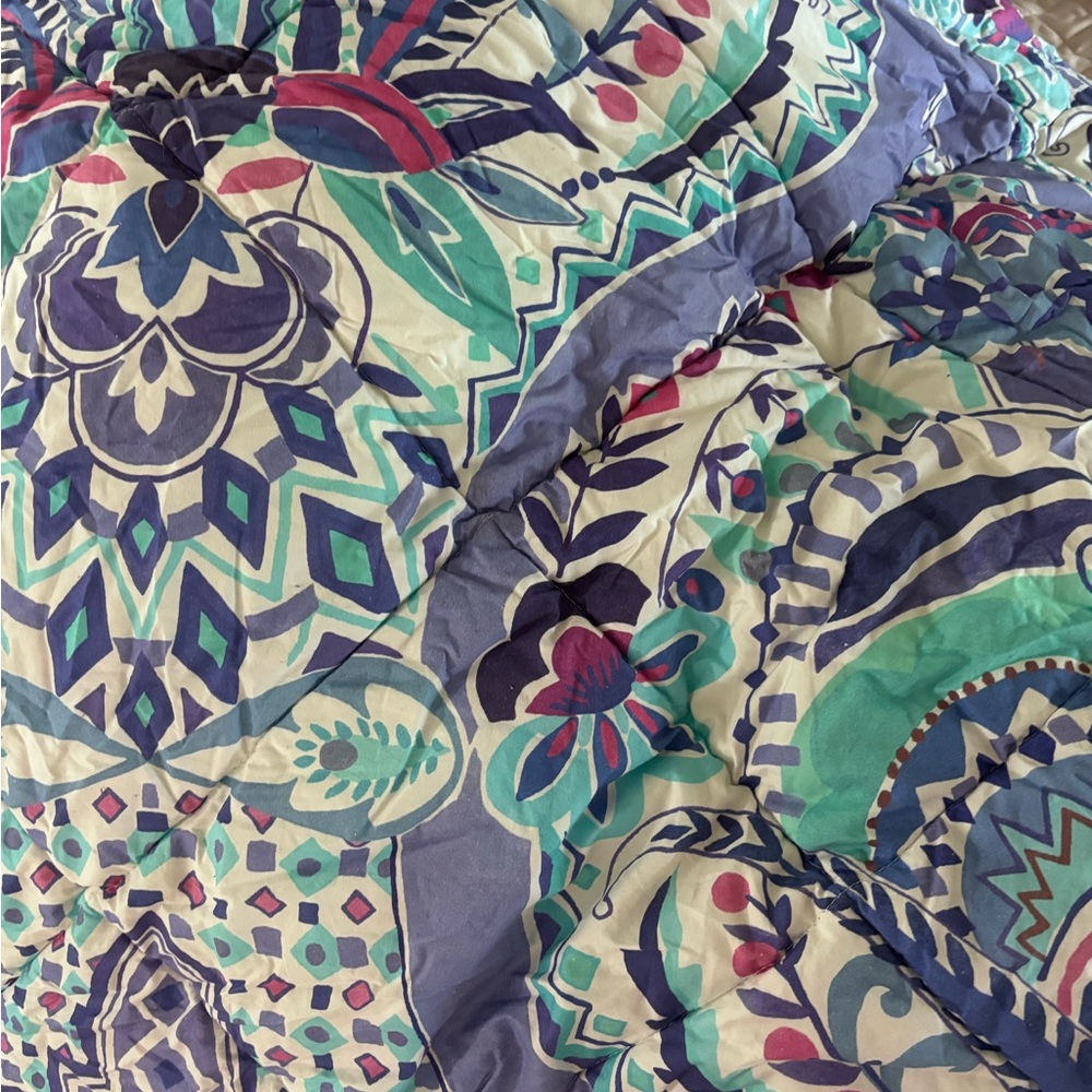 Floral Multicolor Quilt